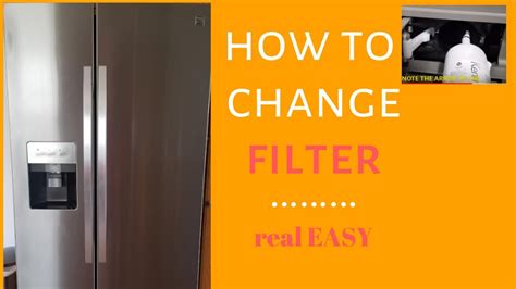 how to change kenmore fridge filter